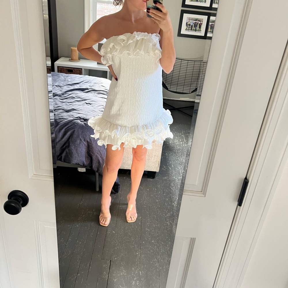 BHLDN LETTIE RUFFLE DRESS - Picture 5 of 5